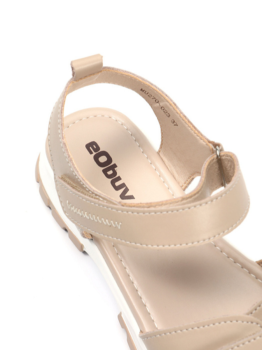Женские сандалии eObuv бежевые, артикул MU270-023
