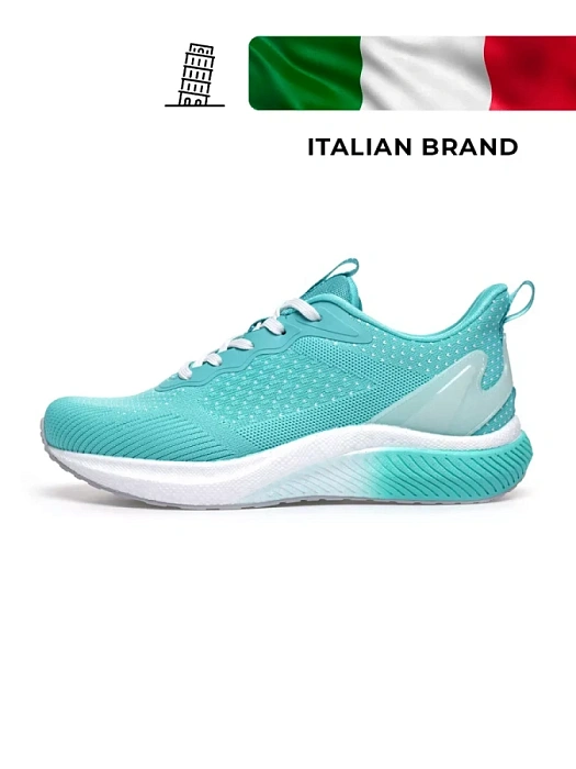 Женские кроссовки SOFIA-ALEXANDRA бирюзовые, артикул SA16785-WB/8-1