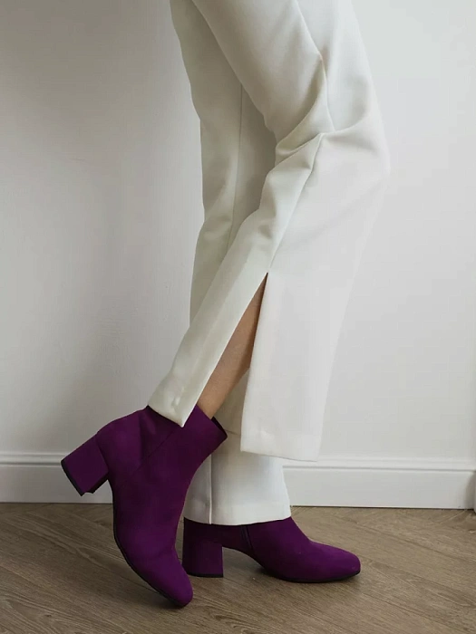 Женские ботильоны MARCO TOZZI розовые, артикул 2-25349-41-587