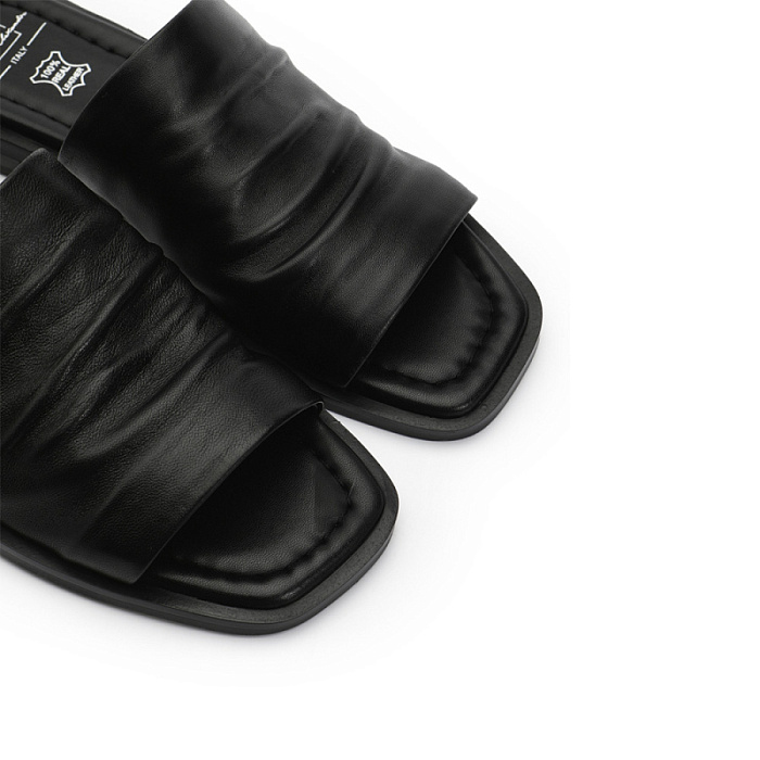 Женские шлепанцы SOFIA-ALEXANDRA черные, артикул 38E-HF1221-6100L1