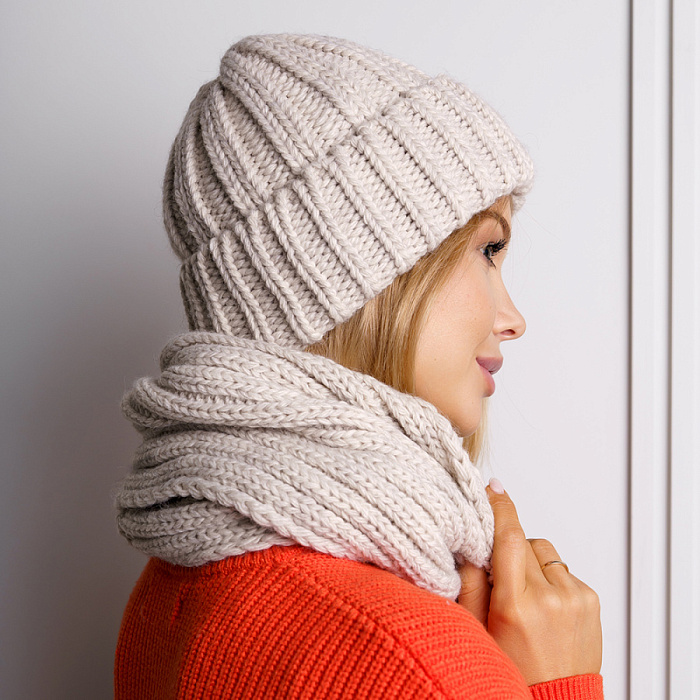 Головной убор FEDERICA RODARI, артикул 394/1_l.Beige