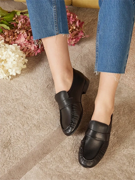 Женские туфли SOFIA-ALEXANDRA черные, артикул 38E-HF1350-B1495D1-25W