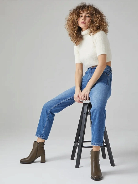 Женские ботильоны FEDERICA RODARI коричневые, артикул 7E-3C512-361B