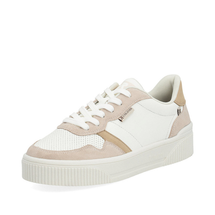 Женские кеды RIEKER белые, артикул W0701-82