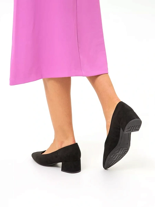 Женские туфли-лодочки MARCO TOZZI черные, артикул 2-22300-41-00B