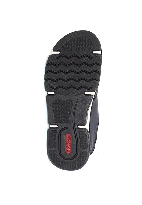 Женские ботинки RIEKER синие, артикул 45963-14