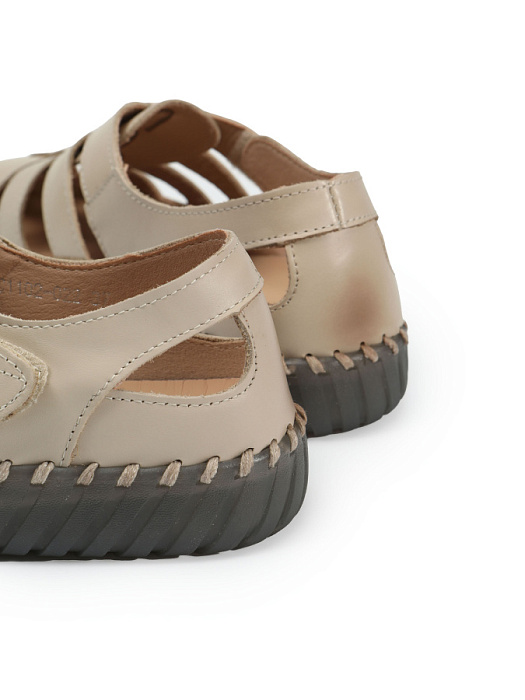 Женские сандалеты basic eObuv бежевые, артикул C1102-022