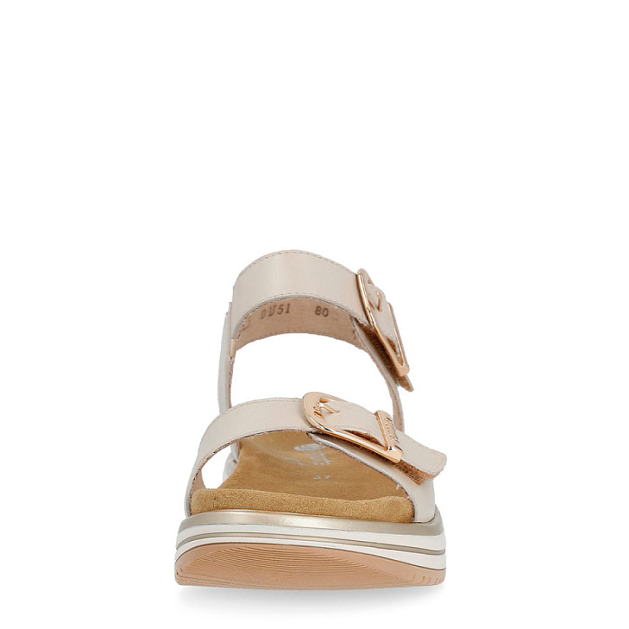 Женские сандалии REMONTE бежевые, артикул D1J51-80