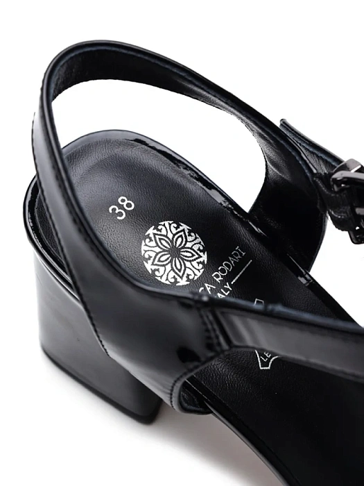 Женские туфли откр. basic FEDERICA RODARI черные, артикул 17E-ZH320-CT20-7Q