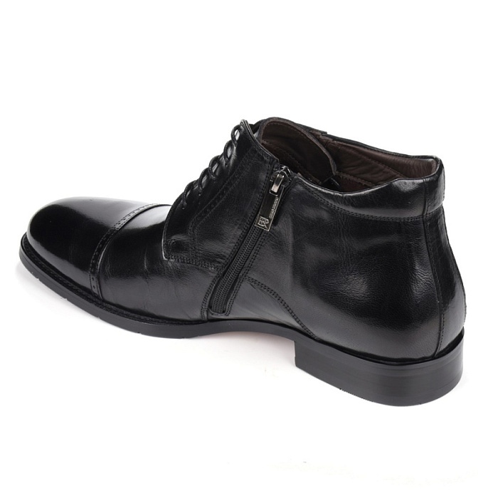 Мужские ботинки basic BRUNO RENZONI  черные, артикул 5332X-720E-1-R