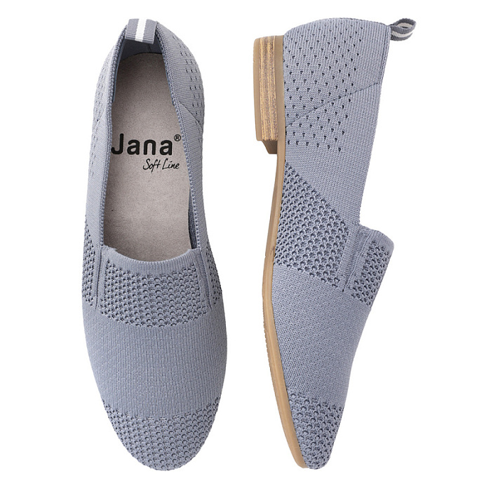 Женские туфли basic JANA синие, артикул 8-8-24266-28-802