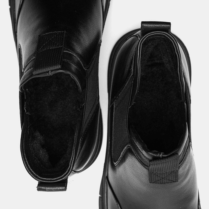 Мужские ботинки basic BRUNO RENZONI  черные, артикул BR14604-MN/10
