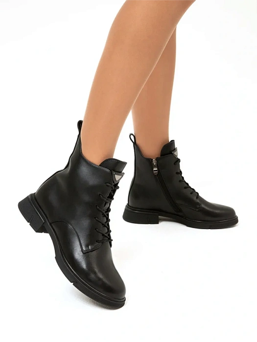 Женские ботинки FEDERICA RODARI черные, артикул 31E-K979-T222