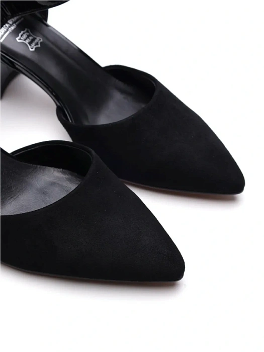 Женские туфли откр. basic FEDERICA RODARI черные, артикул 17E-ZH320-CT20-7Q