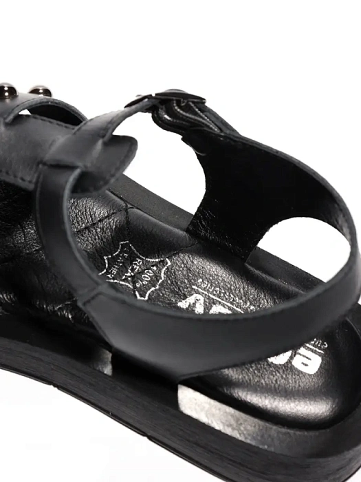 Женские сандалии eObuv черные, артикул 0482-4352-57