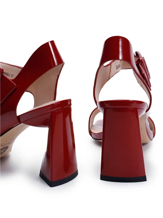 Женские босоножки  FEDERICA RODARI красные, артикул 38E-HF530-6856L1