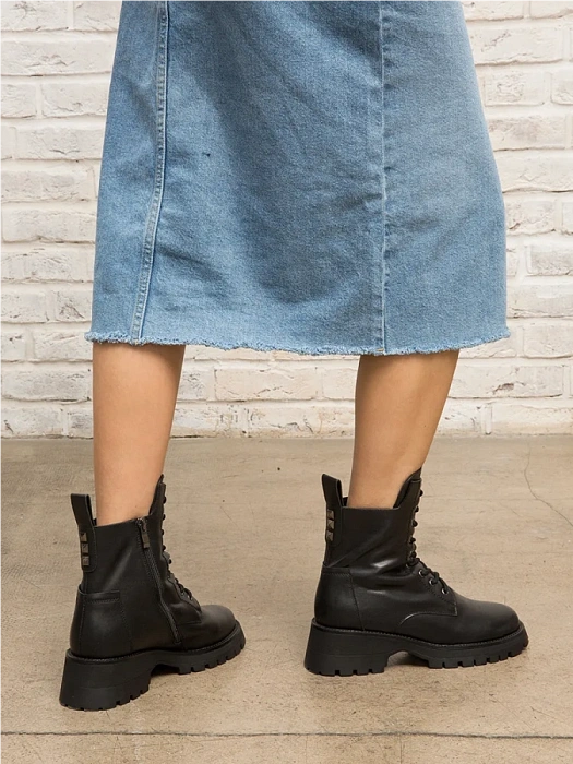 Женские ботинки basic FEDERICA RODARI черные, артикул 7E-3C488-947A