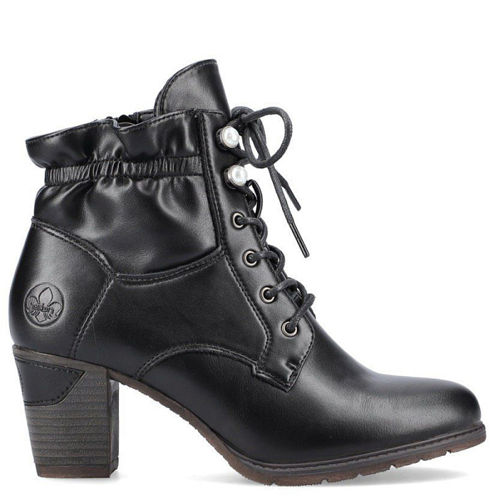 Женские ботинки basic RIEKER черные, артикул 96022-00