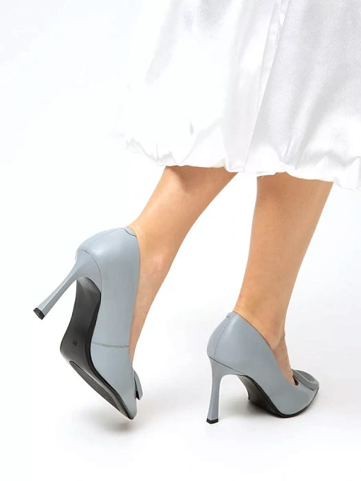 Женские туфли лодочки basic SOFIA-ALEXANDRA голубые, артикул SA16782-WL-1