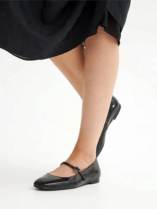 Женские мери джейн SOFIA-ALEXANDRA черные, артикул 38E-HF1011-A