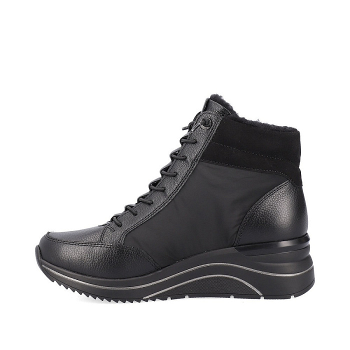 Женские ботинки basic REMONTE черные, артикул D0T72-01