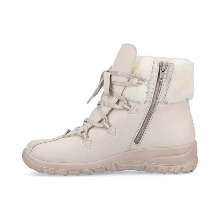 Женские ботинки basic RIEKER бежевые, артикул L7106-60