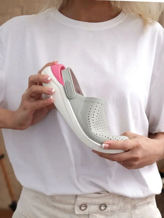 Женские сабо eObuv серые, артикул 437311/01-03EB