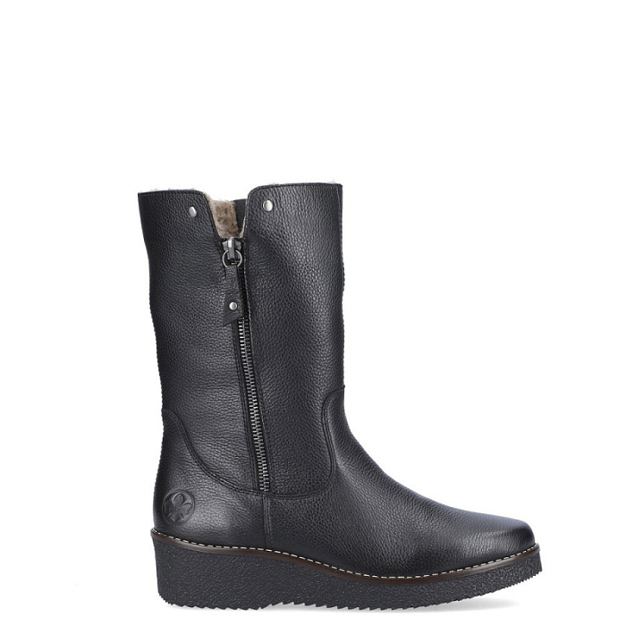 Женские полусапоги RIEKER черные, артикул Y4653-00