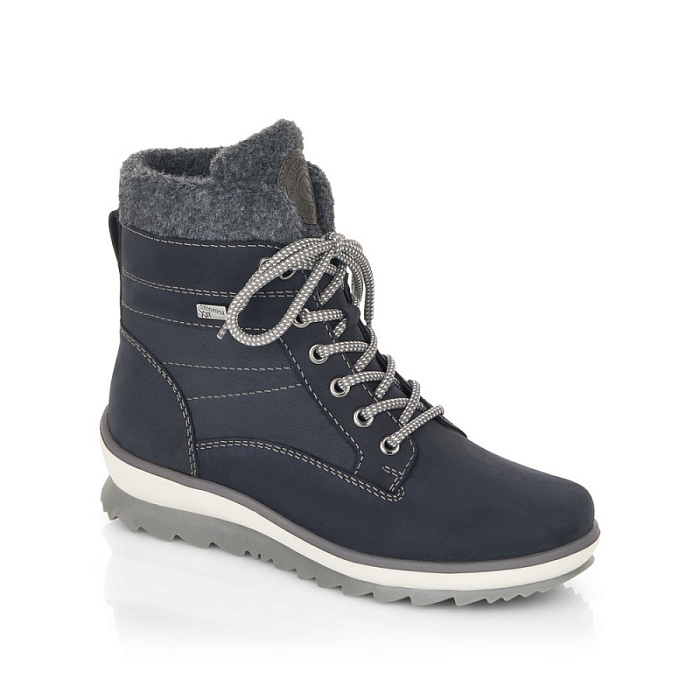 Женские ботинки basic REMONTE синие, артикул R8477-14