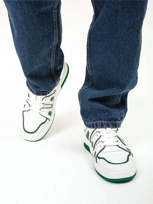 Мужские кеды BRUNO RENZONI  белые, артикул HS32096T-4