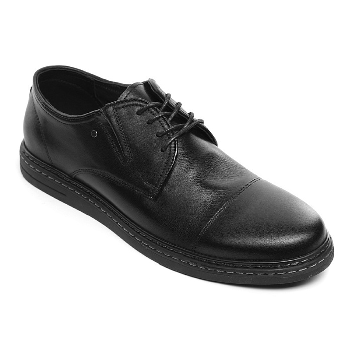 Мужские туфли basic BRUNO RENZONI  черные, артикул 145-249-262-1