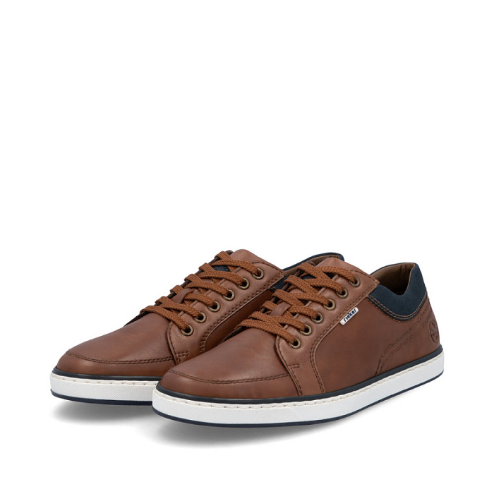 Мужские кеды RIEKER коричневые, артикул 19624-24