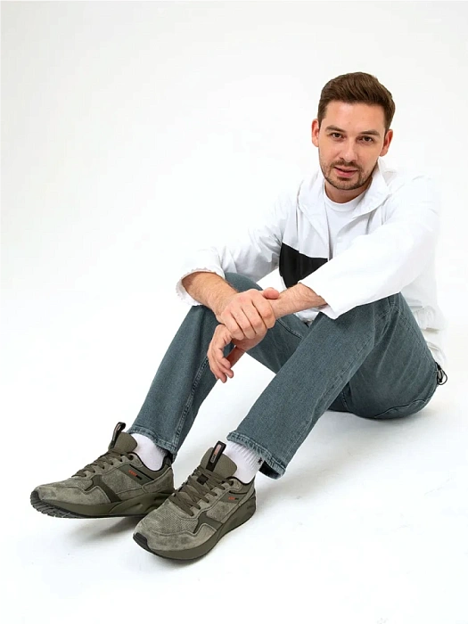 Мужские кроссовки STROBBS хаки, артикул C3631-19