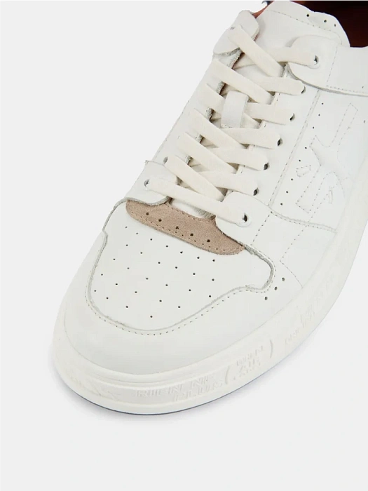 Мужские кеды BRUNO RENZONI  бежевые, артикул MC198AB-1A