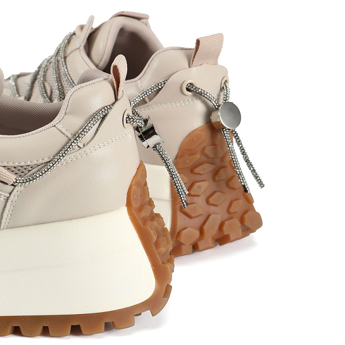 Женские кроссовки SOFIA-ALEXANDRA бежевые, артикул SA20557-WT