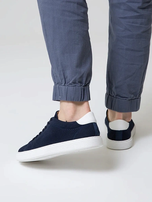 Мужские кеды BRUNO RENZONI  синие, артикул ZS23132-20