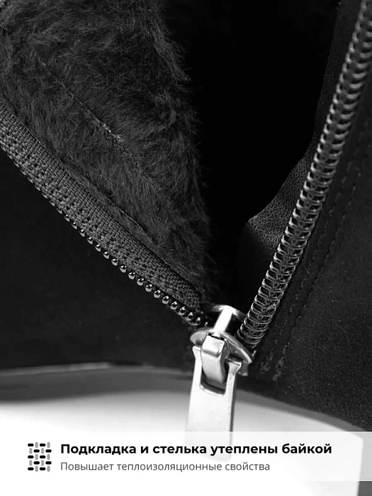 Женские ботильоны eObuv черные, артикул 800142-PL-401