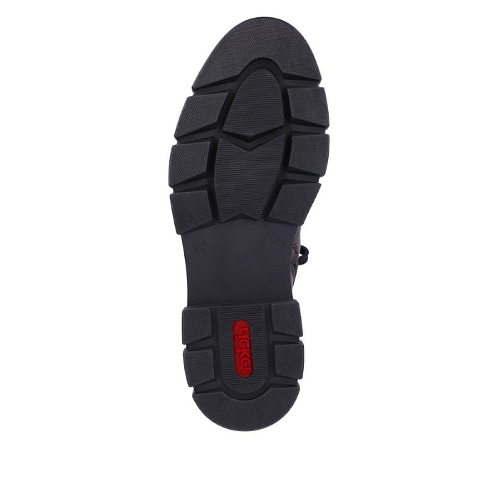 Женские ботинки basic RIEKER бордовые, артикул M3807-35