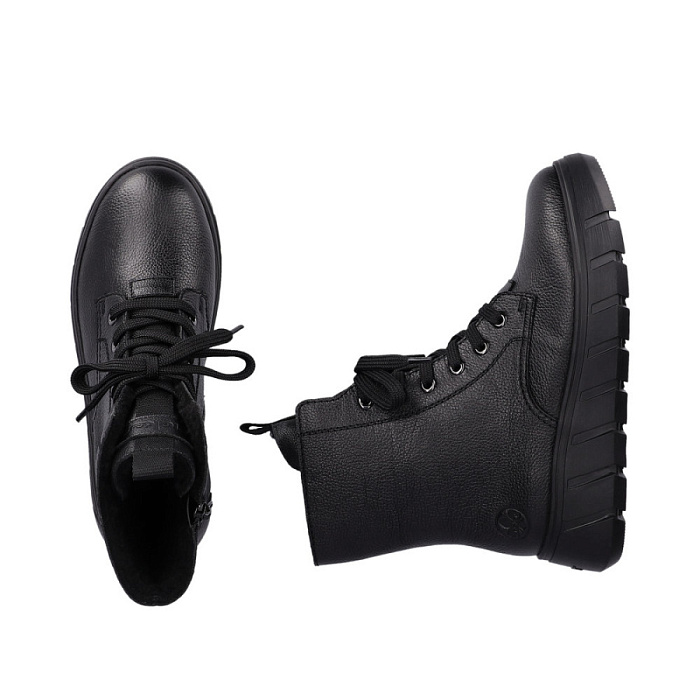 Женские ботинки basic RIEKER черные, артикул Y3501-00