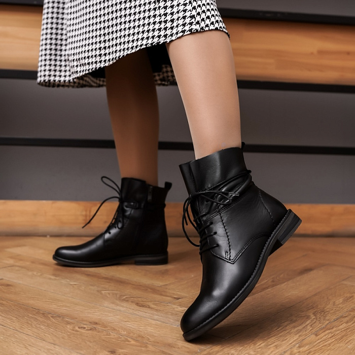 Женские ботинки basic MARCO TOZZI черные, артикул 2-25133-41-001