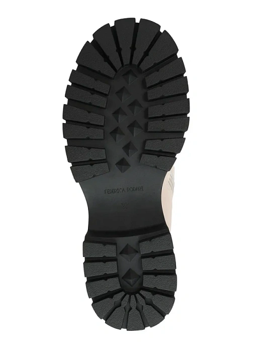 Женские ботинки basic FEDERICA RODARI бежевые, артикул 7E-3C488-947B