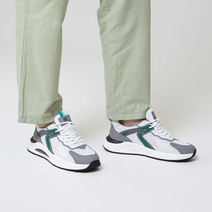 Мужские кроссовки BRUNO RENZONI  белые, артикул HG5005-8