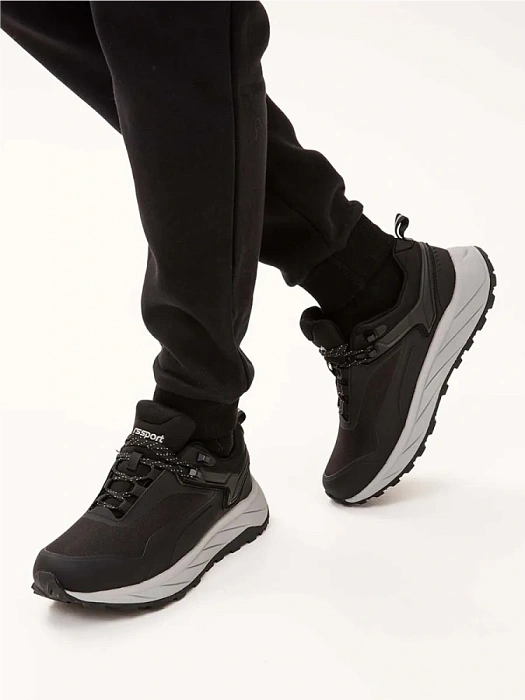 Мужские кроссовки RS SPORT черные, артикул LEKNESS-3/black/M