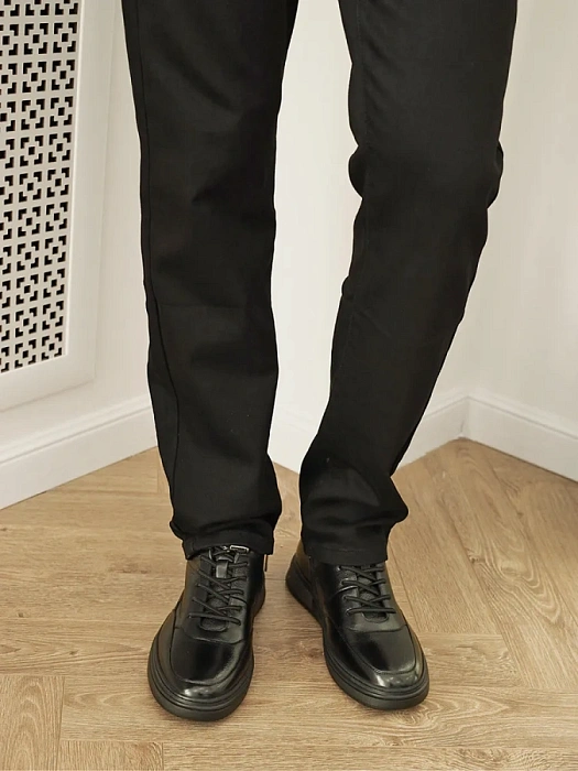 Мужские ботинки BRUNO RENZONI  черные, артикул YS950X-H32A-R