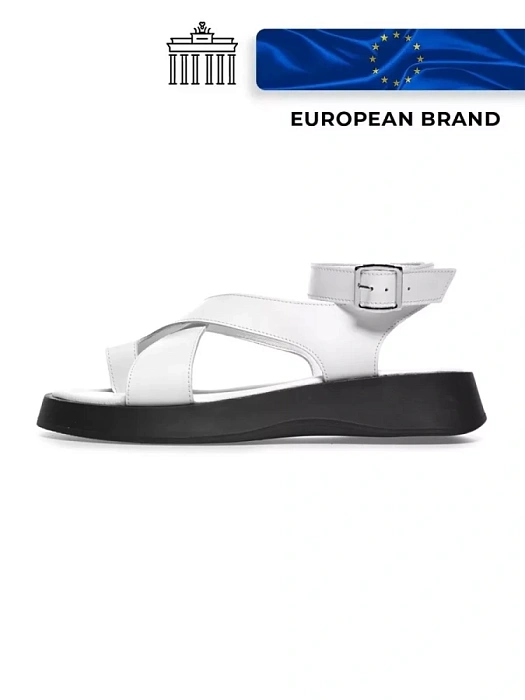 Женские босоножки  eObuv белые, артикул EO-G-120-24-2