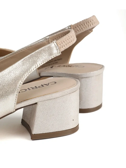 Женские слингбэки CAPRICE бежевые, артикул 9-29500-42-341