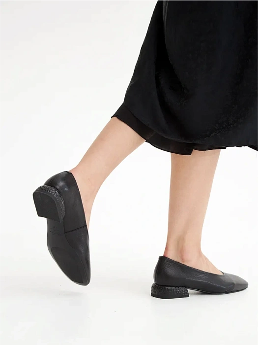 Женские балетки SOFIA-ALEXANDRA черные, артикул 38E-HF593-A