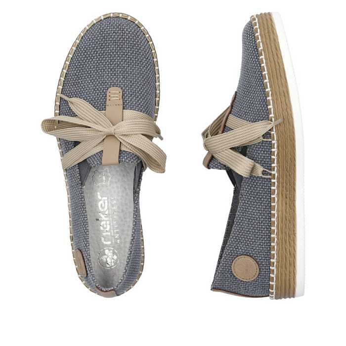 Женские туфли RIEKER голубые, артикул L7841-12