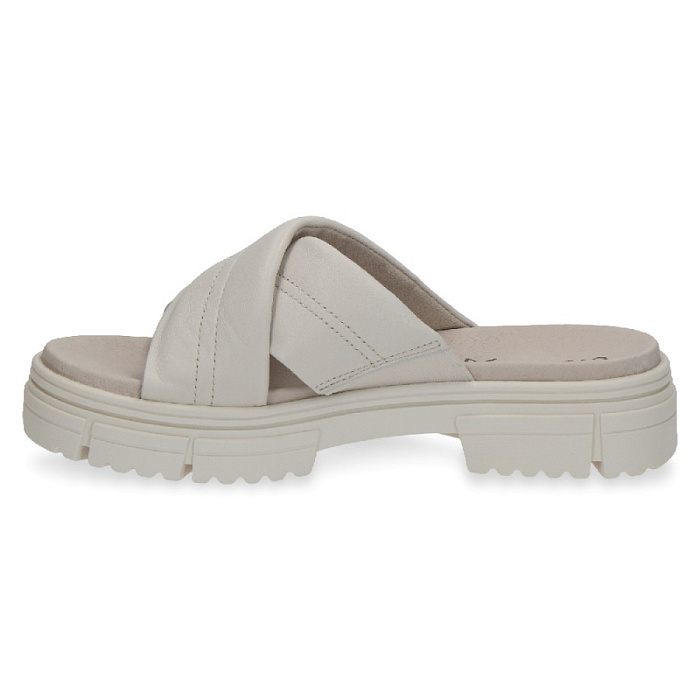 Женские сабо CAPRICE белые, артикул 9-9-27207-20-144