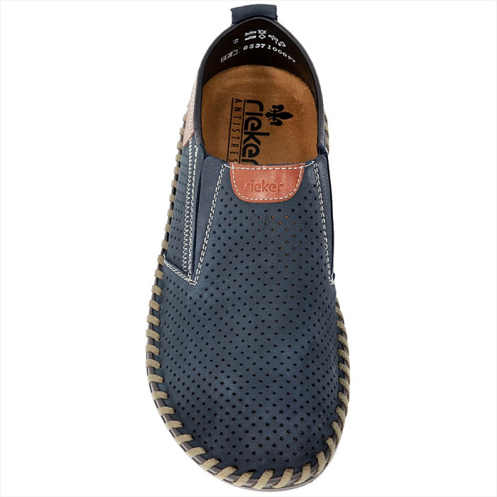Мужские туфли basic RIEKER синие, артикул B2465-14